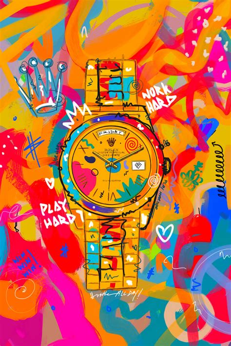 rolex artists|rolex painting.